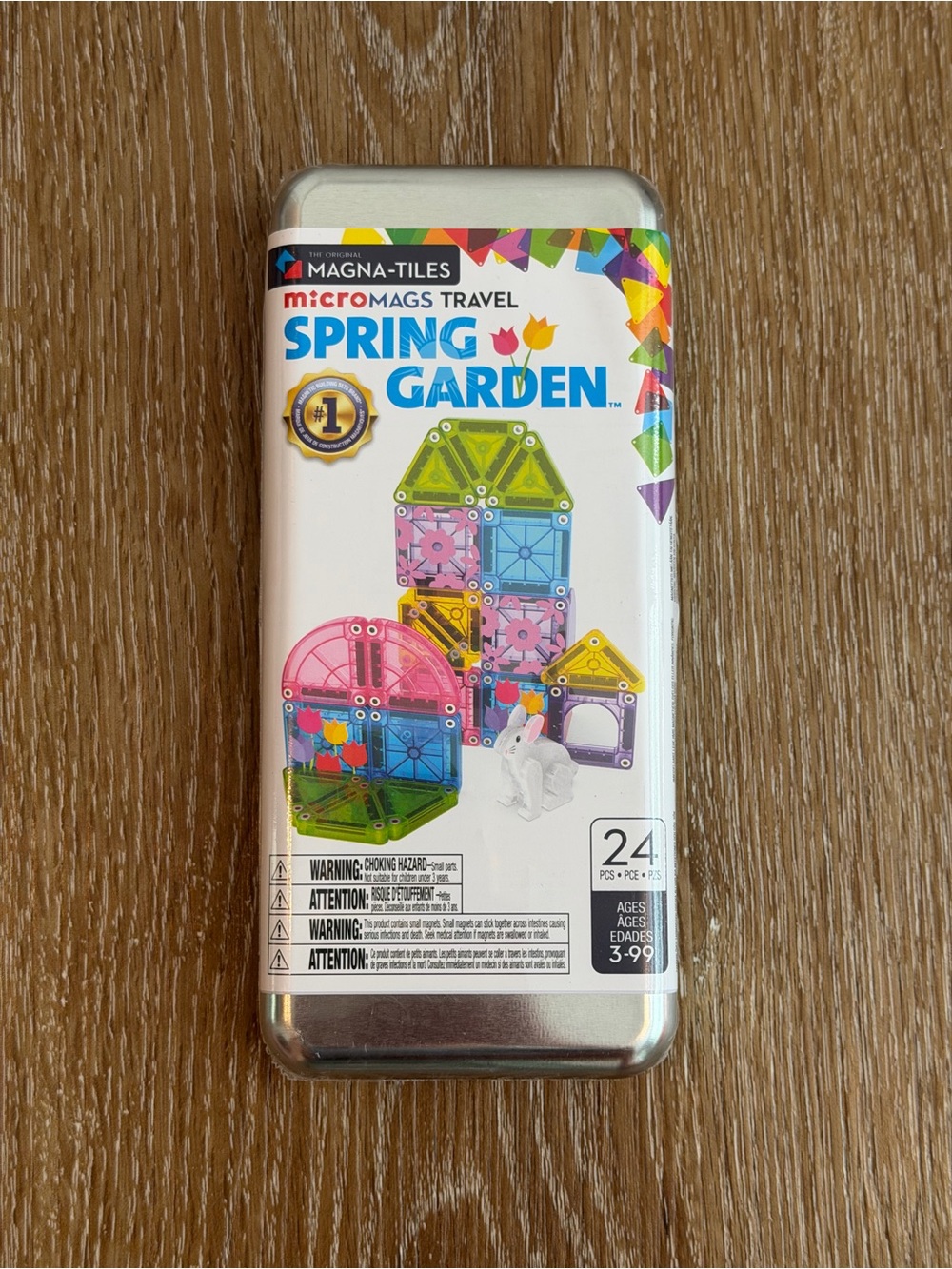 Magna-Tiles Micromags Travel Spring Garden - Multi Color
